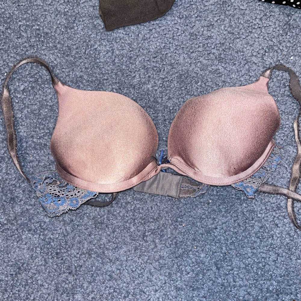 32B Grey Slightly Padded Bra